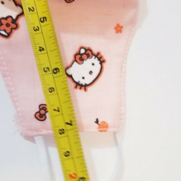 7x day WK HANDMADE Hello kitty cat FACE COVER MASK - Picture 11 of 12